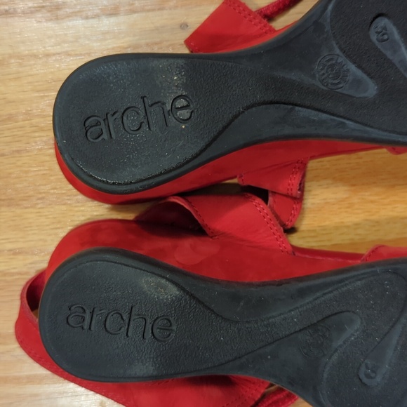 Arche leather sandals. Made in France - Picture 4 of 8